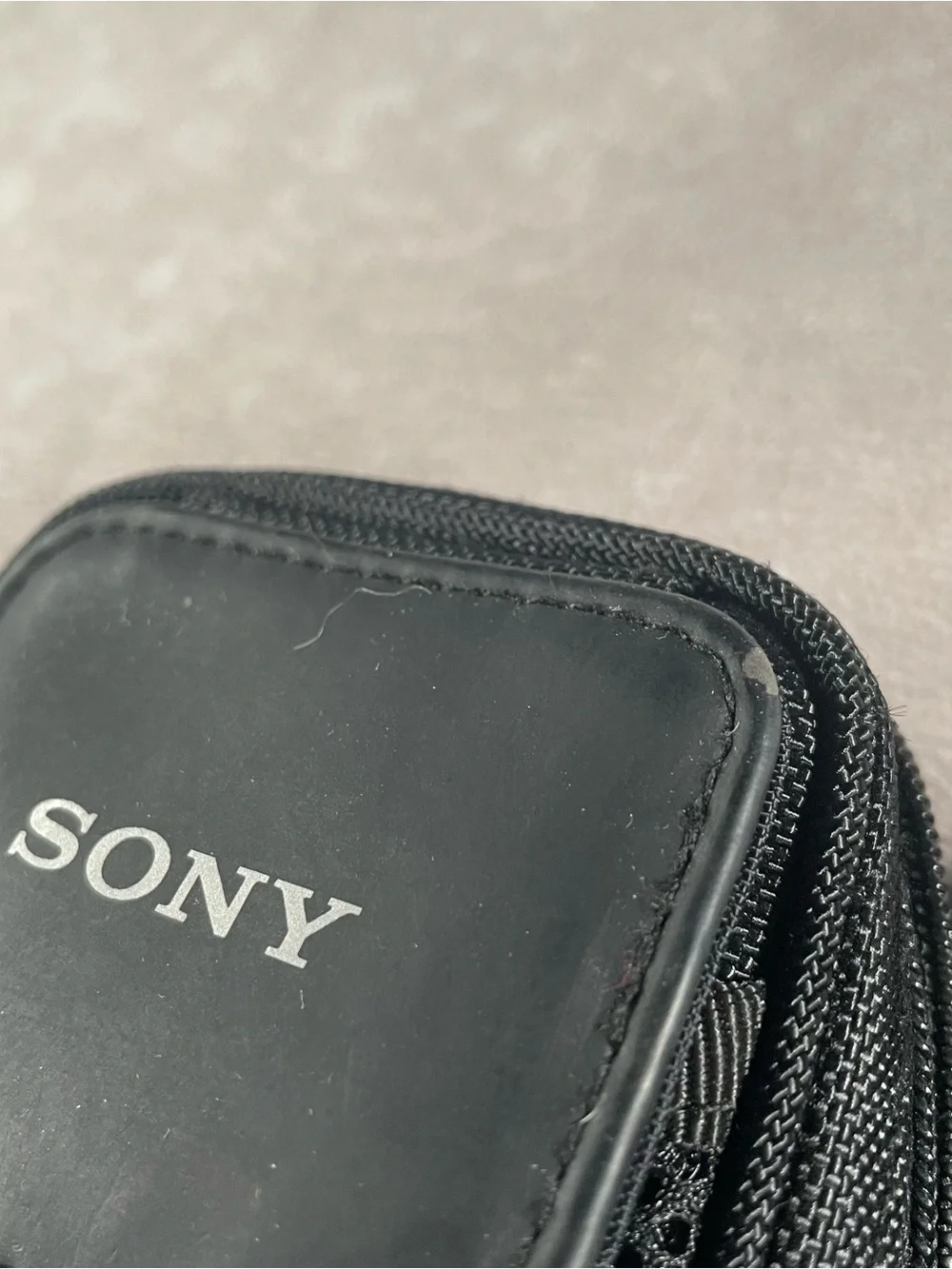 Sony Black Compact Camera Pouch Trio